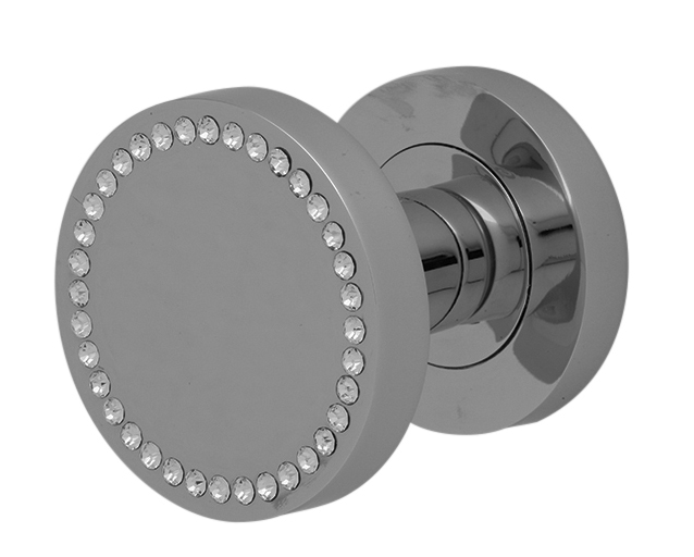 Azore (Swarovski) Mortice Door Knob by Oro & Oro